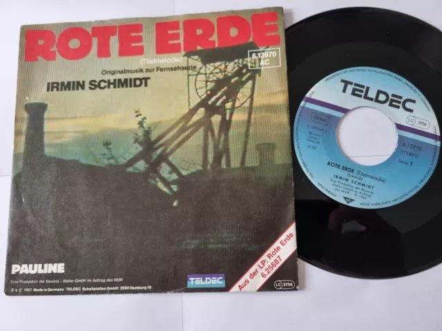 Irmin Schmidt/ Can - Rote Erde 7'' Vinyl Germany PROMO