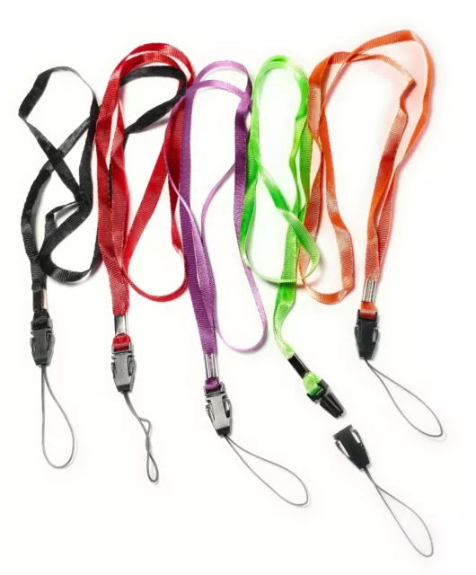 5x Neck Strap Cord Lanyard for Mp3 Cell Phone Camera USB Flash Drive ID USA 16"