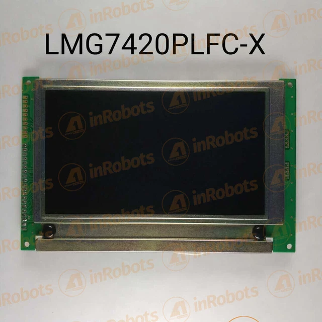 Écran LCD Industriel Hitachi SP14Q002-A1 6" - Texte Vert, Occasion Fonctionnel