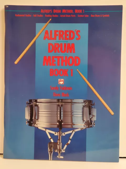 Alfreds Drum Method Book 1 By Sandy Feldstein And Dave Black 12 Inches