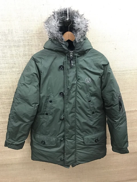 Snorkel Parka Fred Perry Winter Jacket FRED PERRY DOWN Snorkel