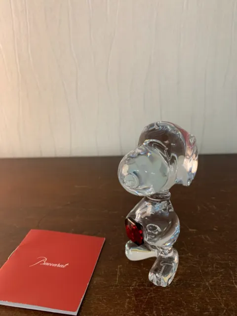 Snoopy octogone en cristal de Baccarat
