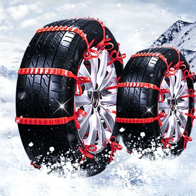 10PCS Tire Chain Car Truck Anti-Skid Winter Driving Snow Wheels Chains