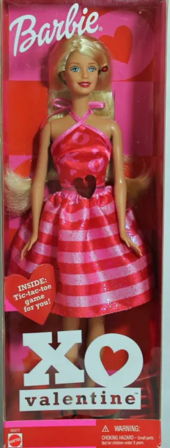 2002 XO Valentine Barbie, NRFB, (55517) Mint Box