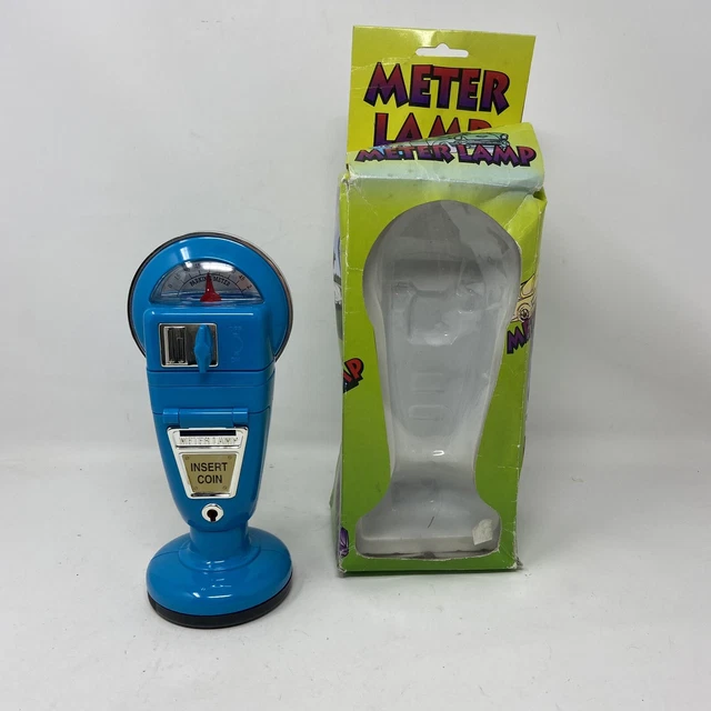 Blue Parking Meter Novelty Book Light Plastic In Box