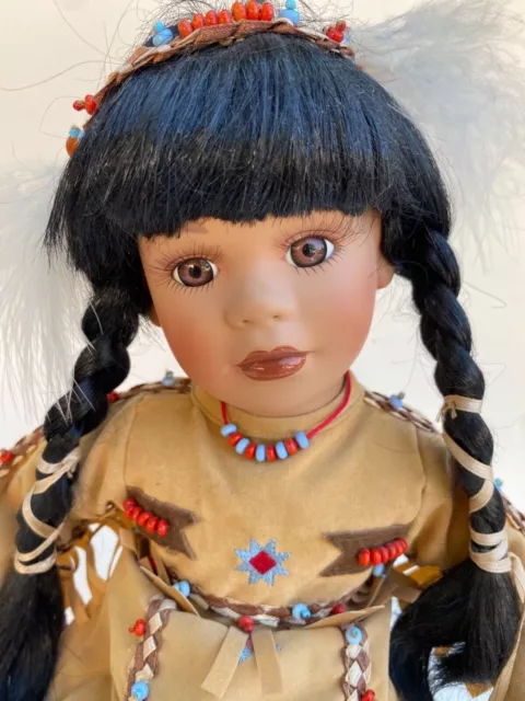 American Princess Porcelain Doll "Winema" Heritage Signature Collection  -New 2