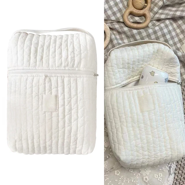 Mom Care Hanging Reusable Diaper Bag Zipper Closure Stroller Baby Nappy Storage