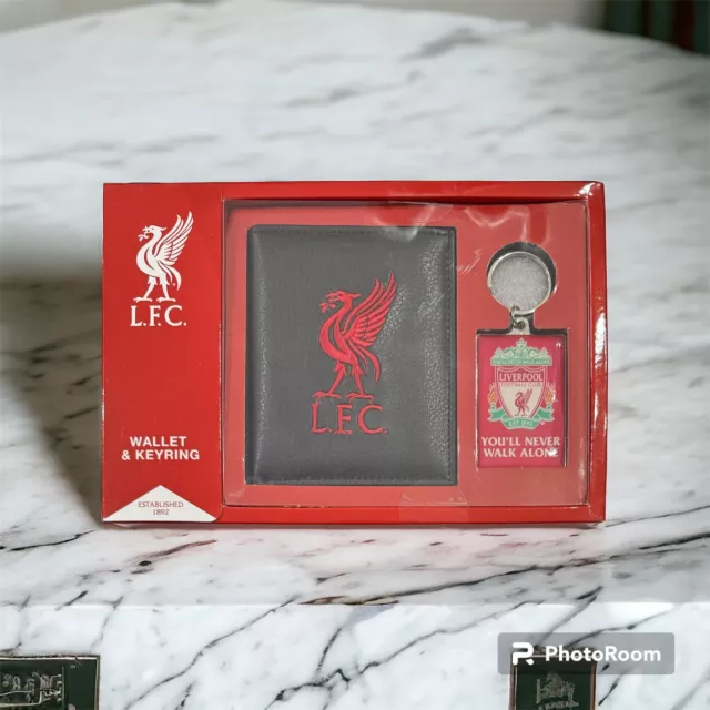 Brand New Official Liverpool Wallet And Keyring Gift Set.