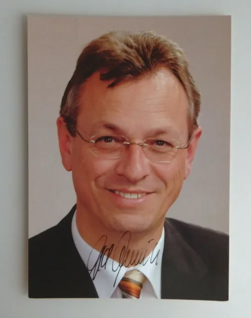 Autograph Siegfried Schneider CSU politician MdL Minister of State (72861)