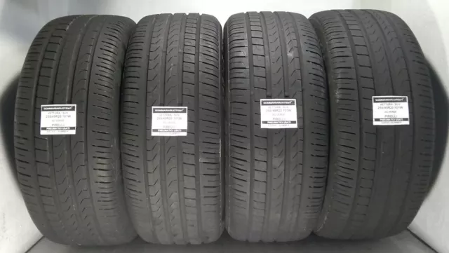 4 Pneumatici Usati 255/45R20 101W Sc Verde Pirelli Gomme Estive 65% 2016