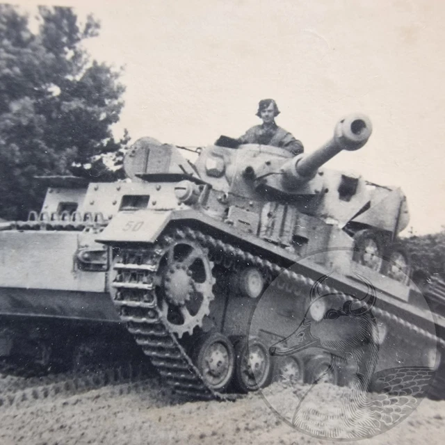 FOTO 2WK WEHRMACHT Technik Panzerkampfwagen 4 PzKpfw IV Kommandant [D3 ...