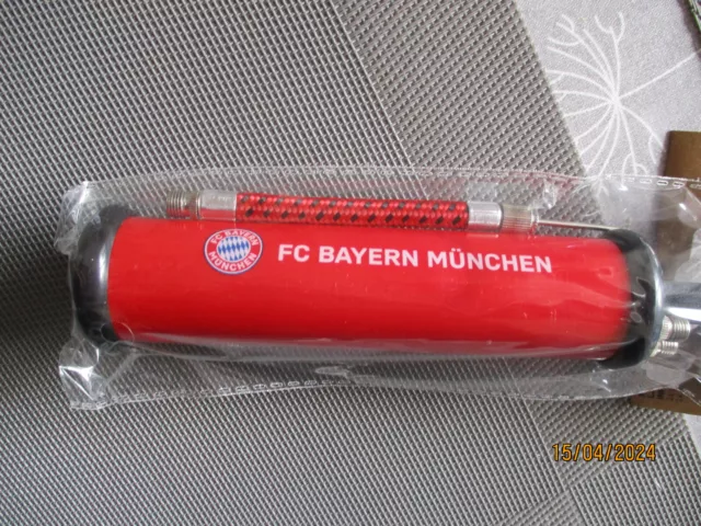 Ballpumpe für fast alle Bälle mit 3 Ventilen - NEU - FC Bayern München