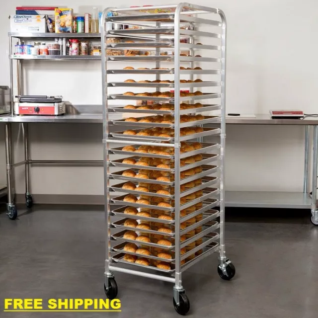 20 Pan End Load Bun Commercial Dough Baking Full Sheet Pizza Bakers Speed Rack