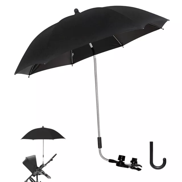 for Sun Rain Umbrella Parasol Tent Anti-UV 50+ for Baby Stroller Pram Accessorie