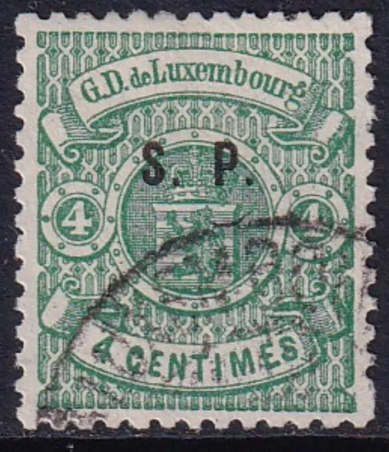 LUXEMBOURG 1881 Official 4c Green SG O118 Used (CV £325)