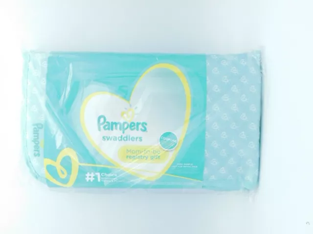 2 New Pampers New Mom-to-be Registry Gift Tote Compact Diaper Bag Changing Pad