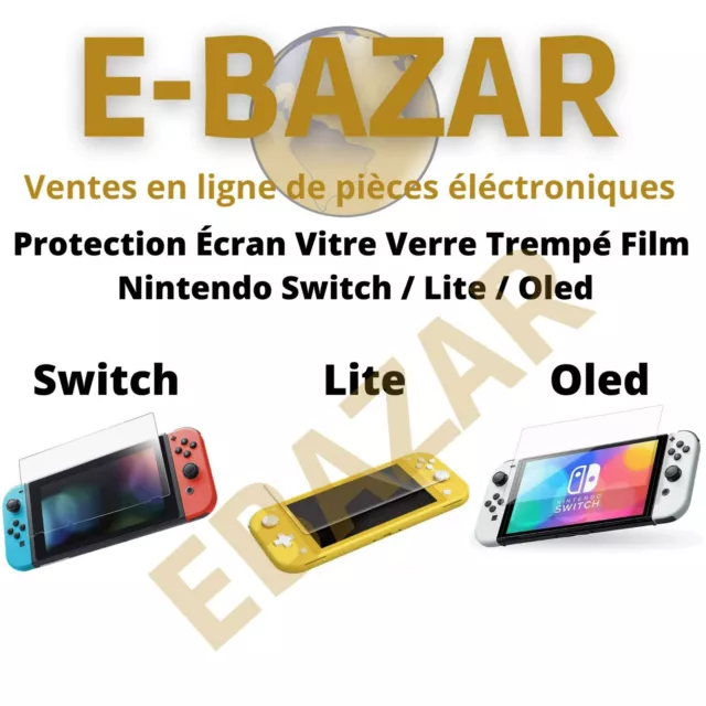 Protection Full écran vitre verre trempé film pour Nintendo Switch / Lite / Oled