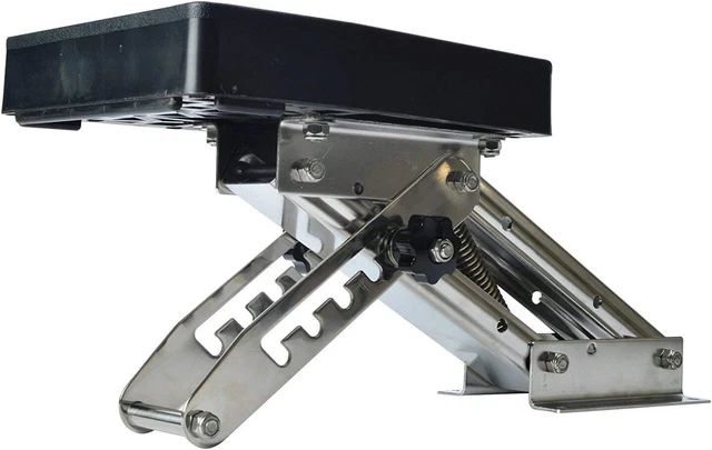 Stainless 2-Stroke Outboard Motor Bracket Up to 25HP Auxilary Trolling Mount