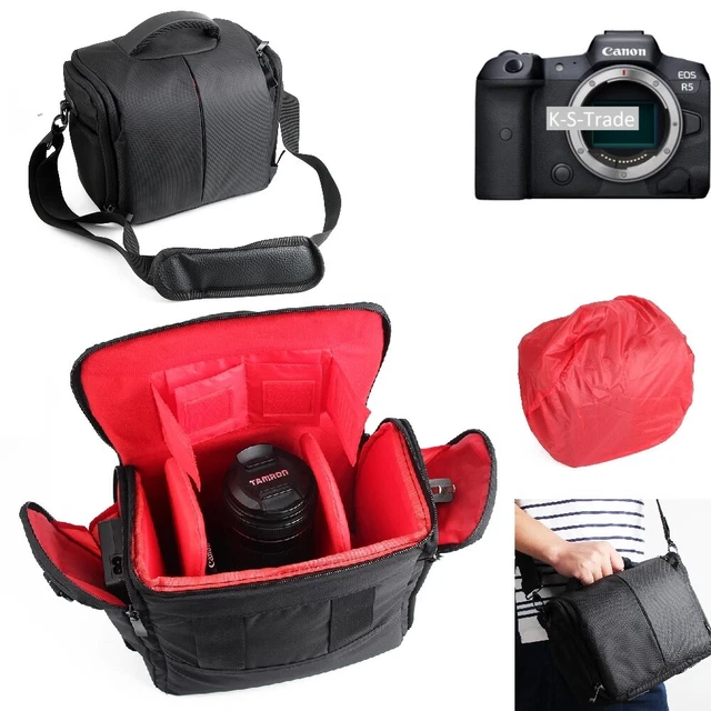 Pour Canon EOS R5 Sacoche appareil photo reflex anti-choc DSLR SLR pour caméra