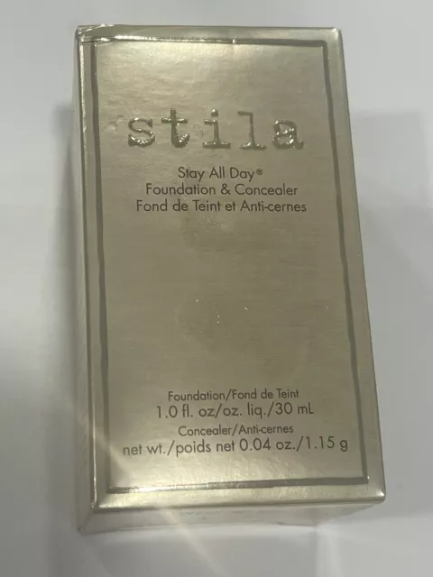 STILA Stay All Day Foundation 1oz & Concealer .04oz #12 CARAMEL *NEW*