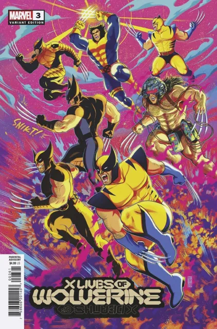 X Lives of Wolverine #3 2022 Unread Jen Bartel Variant Cover Marvel Comic Book