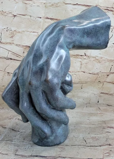 Incredible Bronce Mano Esculturas Por Miguel Lopez Lost Cera Estatua Regalo
