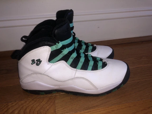 AIR JORDAN 10 R tro Femme Fille Noir Et Jaune N on Rare Taille