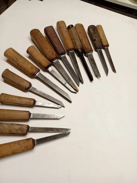Jeu de 5 ciseaux à bois économiques