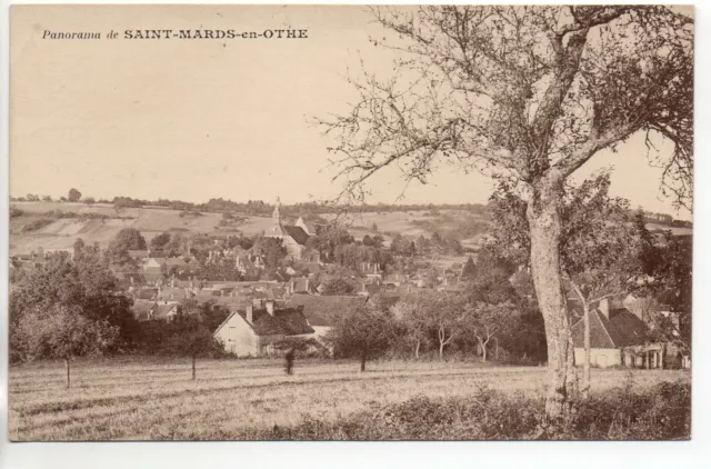 ST MARDS EN OTHE  - Aube - CPA 10 - Panorama - vue sur la commune