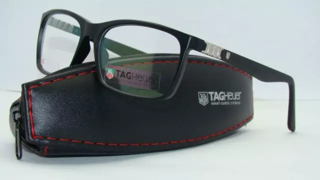 TAG HEUER LEGEND TH 9353 001 Matt Black Brille Glasses Eyeglasses Frames Size 56