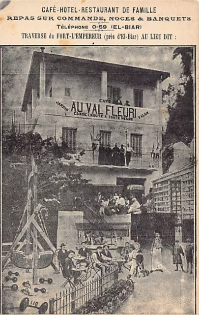 Algeria - EL BIAR - Café-Hotel Restaurant AU VAL FLEURI