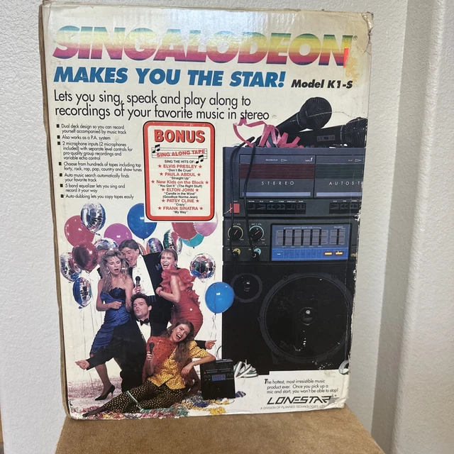 Machine à karaoké Venturer - Double lecteur cassette et radio