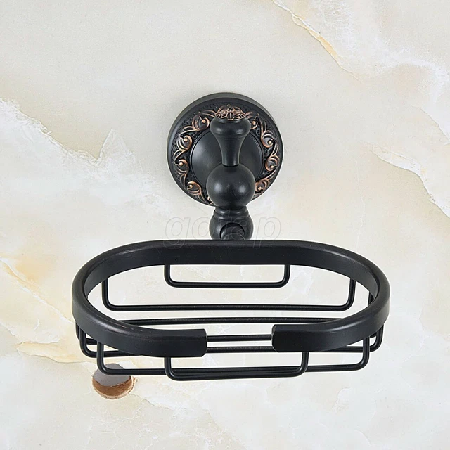 Black Oil Rubbed Bronze Bathroom Accessory Wall Mounted Soap Dish Holders Gba455