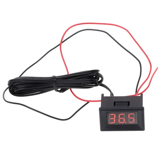Compact  Thermometer Temperature Monitor for Fridge Freezer Refrigerator Auto
