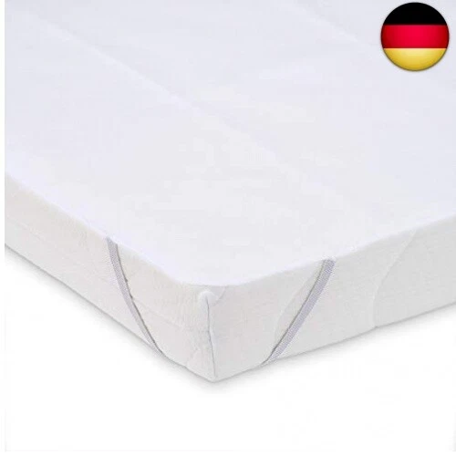FabiMax 2658 wasserdichte, kochfeste Molton-Matratzenauflage für Beistellbett