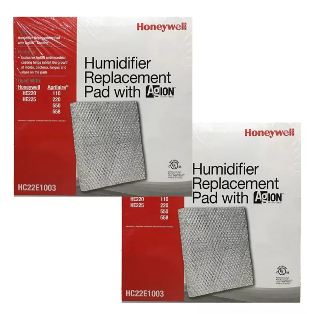 Honeywell HC22E1003 (2-Pack) - Humidifier Water Panel with AgION Coating