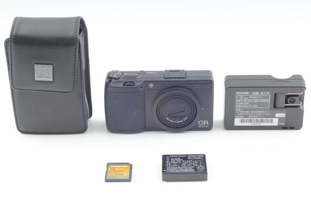 [NEAR MINT Shots1411] RICOH GR DIGITAL II 10.1MP Digital Camera Black From JAPAN 3