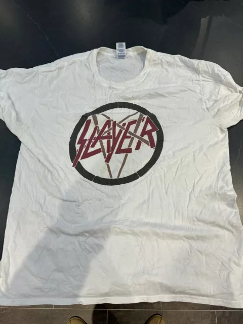 White slayer men’s xl tshirt