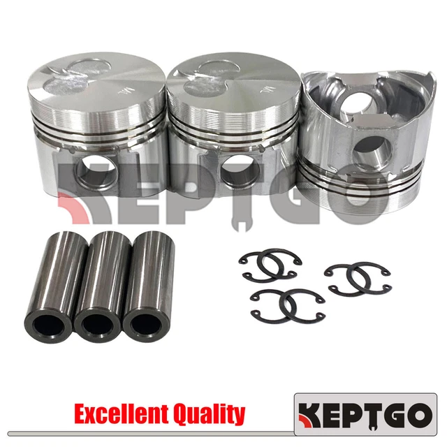 3TNA72 3 Set STD Piston for Yanmar John Deer 3TNA72 Engine （One Engine）