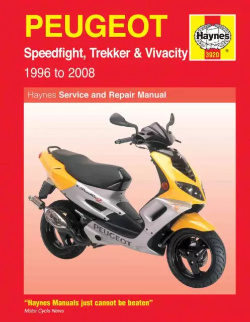 Peugeot Haynes Manual Speedfight, Trekker & Vivacity