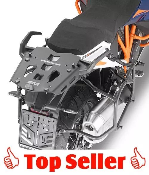 GIVI SRA7713 Alu Topcase Träger für KTM 1290 Super Adventure R/S '21-23, schwarz