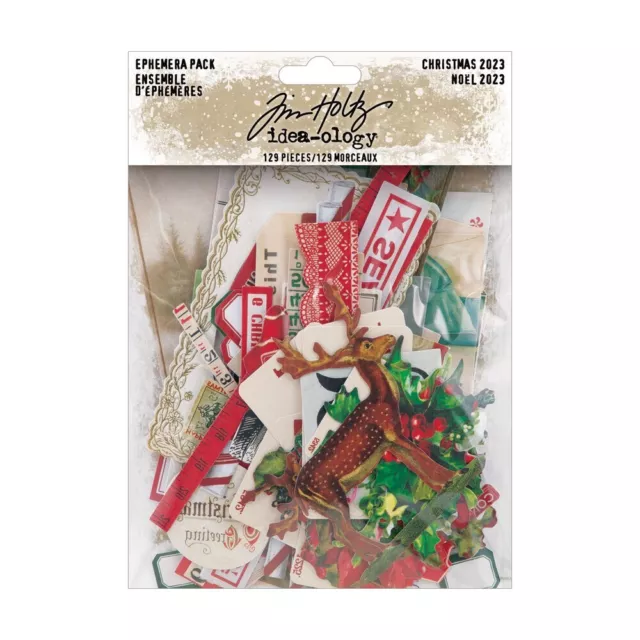 NEW Tim Holtz Idea-ology Christmas Ephemera 2023 TH94347