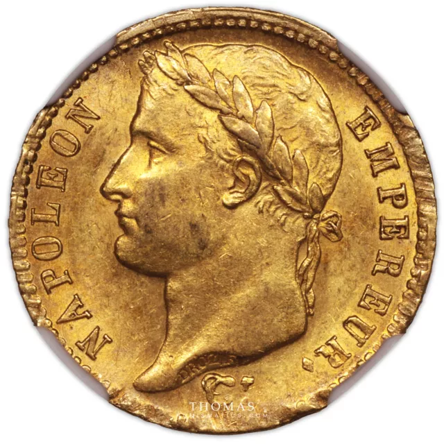 Monnaie - France Napoléon Ier - 20 francs or 1811 W Lille - NGC MS 60