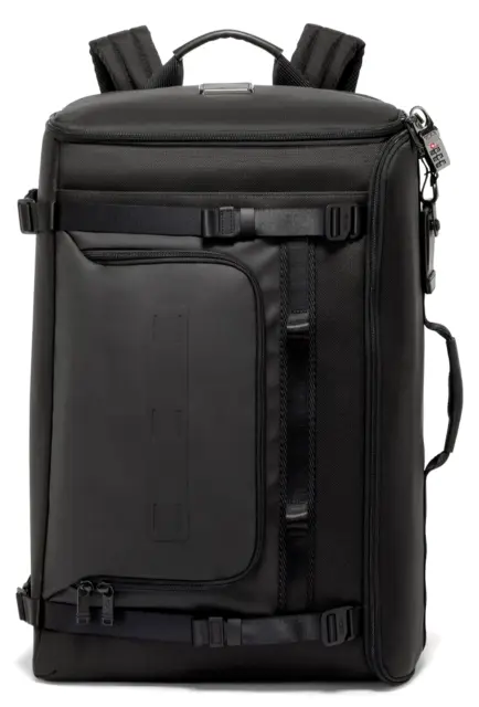 Tumi Alpha Bravo Endurance Convertible Backpack Carry-On Travel Bag in Black