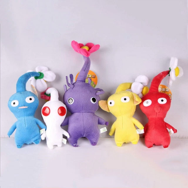 Game Pikmin Plush Toy 15cm Olimar Soft Stuffed Doll Kids Fans Gift Collectible