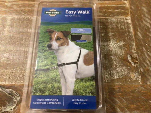 Pet safe Easy Walk No-pull Harness Small Black Silver