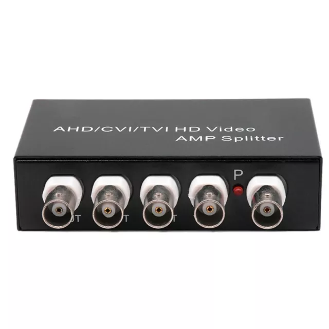 3X(Signal 1 in 4 Out A/CVI/TVI Video Splitter Coaxial Camera,Black P3N3)