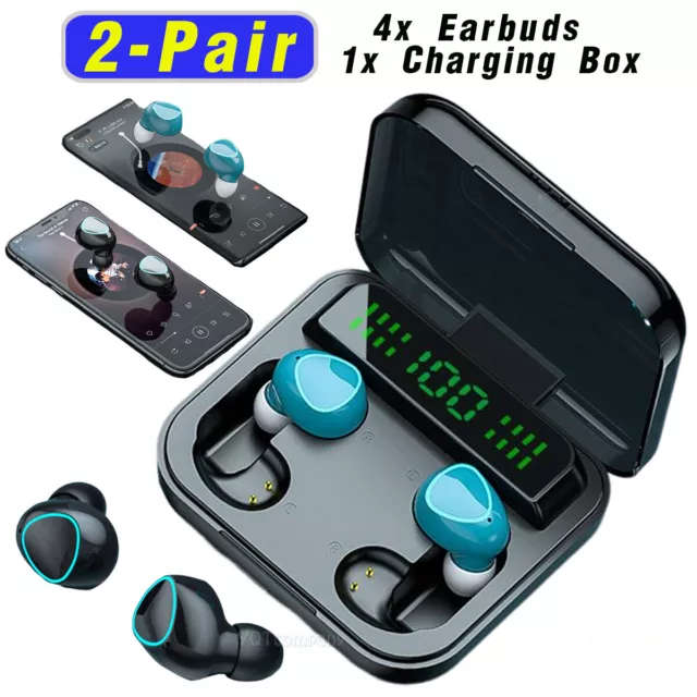 4X Bluetooth Earbuds Wireless Earphones In-Ear For T-Mobile Revvl V+ 5G/6 Pro/4+