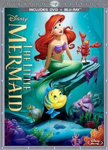 The Little Mermaid (Two-Disc Diamond Edition: Blu-ray / DVD in DV - VERY GOOD