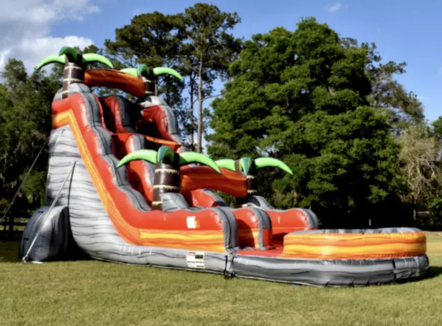 35x12x20 Commercial Inflatable Tropical Jungle Water Slide Bounce House Castle 35x12x20 Commercial Inflatable Tropical Jungle Water Slide Bounce House Castle